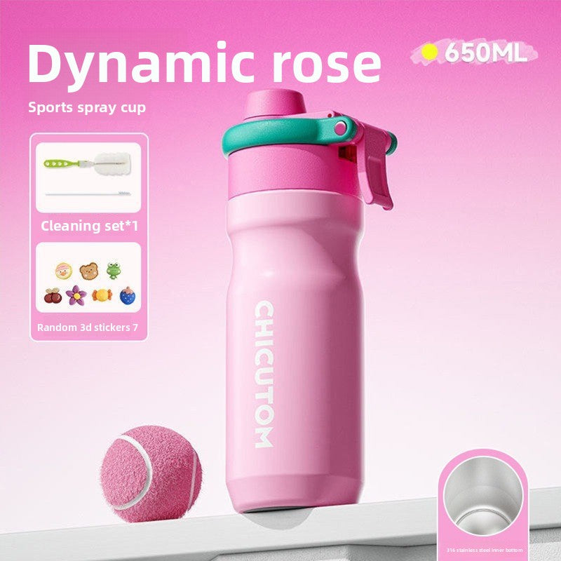 Large Capacity Sports Water Bottle High Temperature Resistant