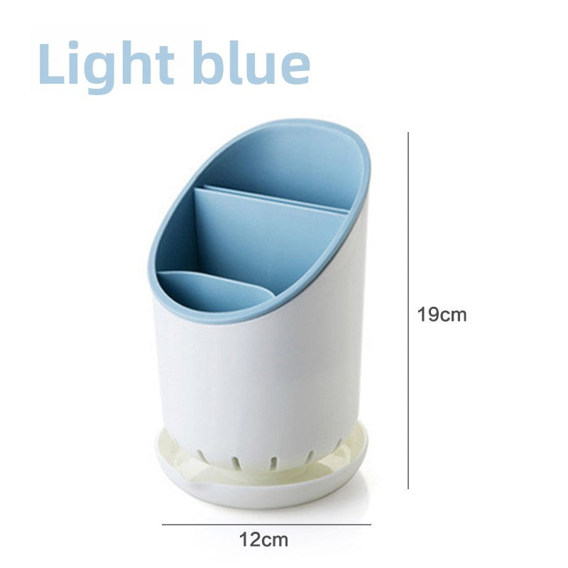 Kitchen Utensil Storage Box with Drainage