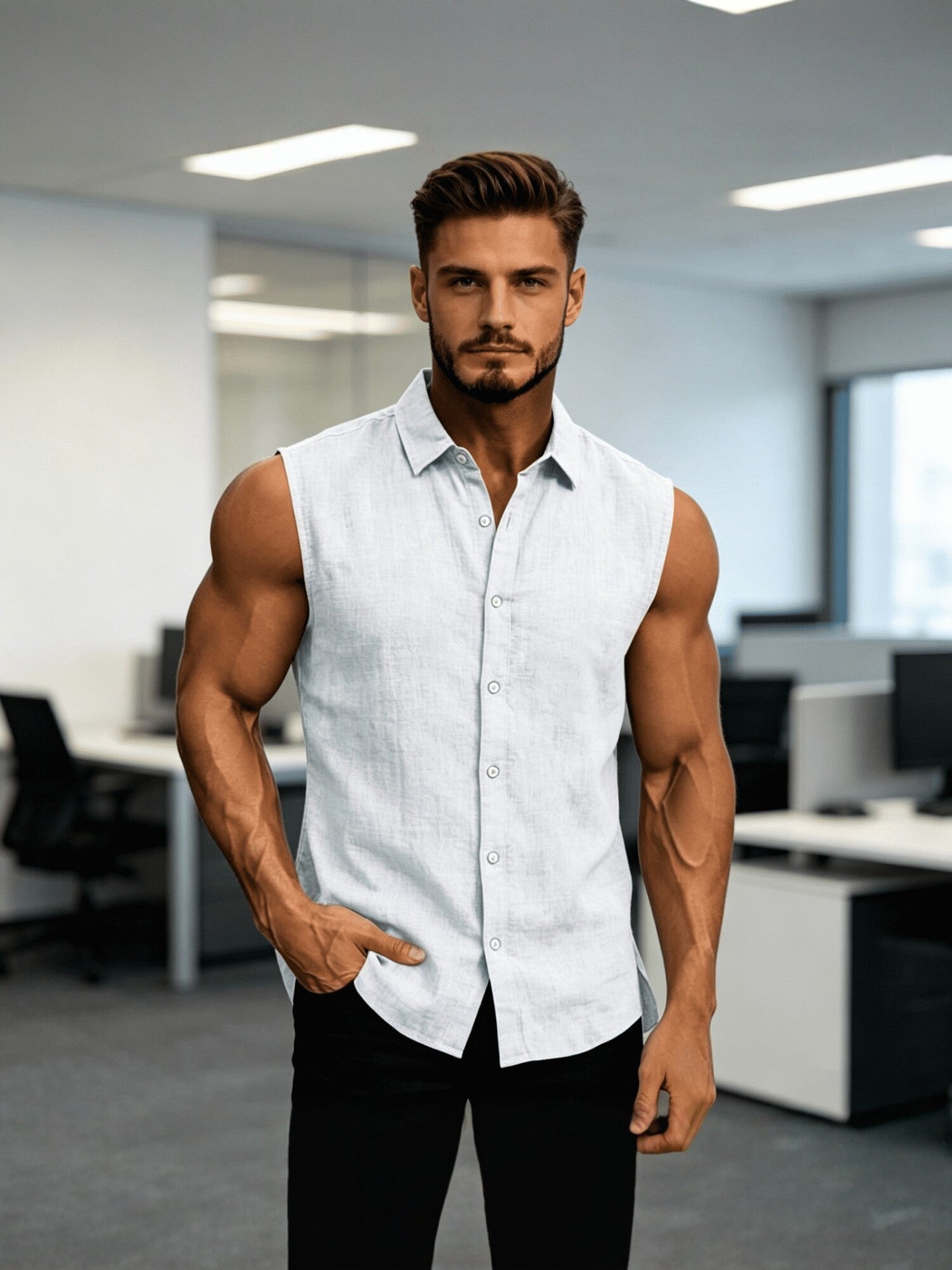 Mens Summer Sleeveless Vest