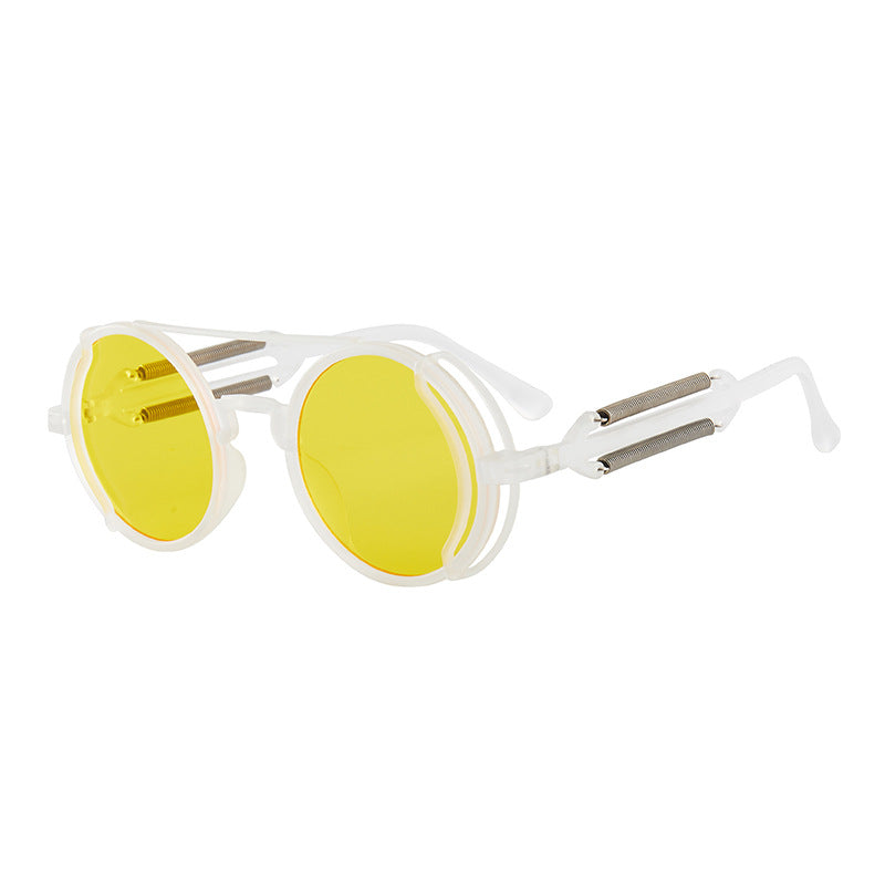 Double-spring-leg glasses