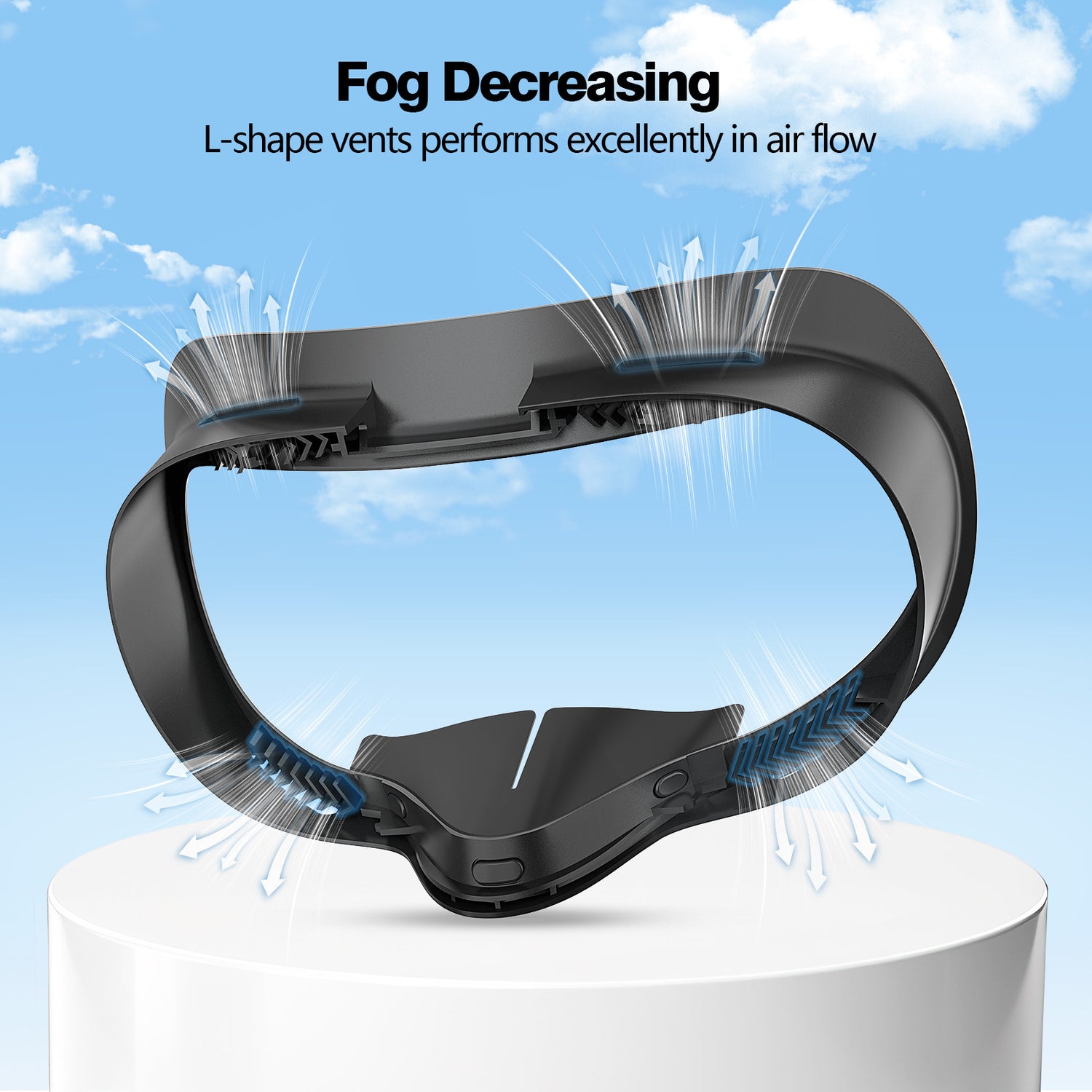 Meta Quest 3S Face Mask Bracket with Light-Blocking Eye Cover