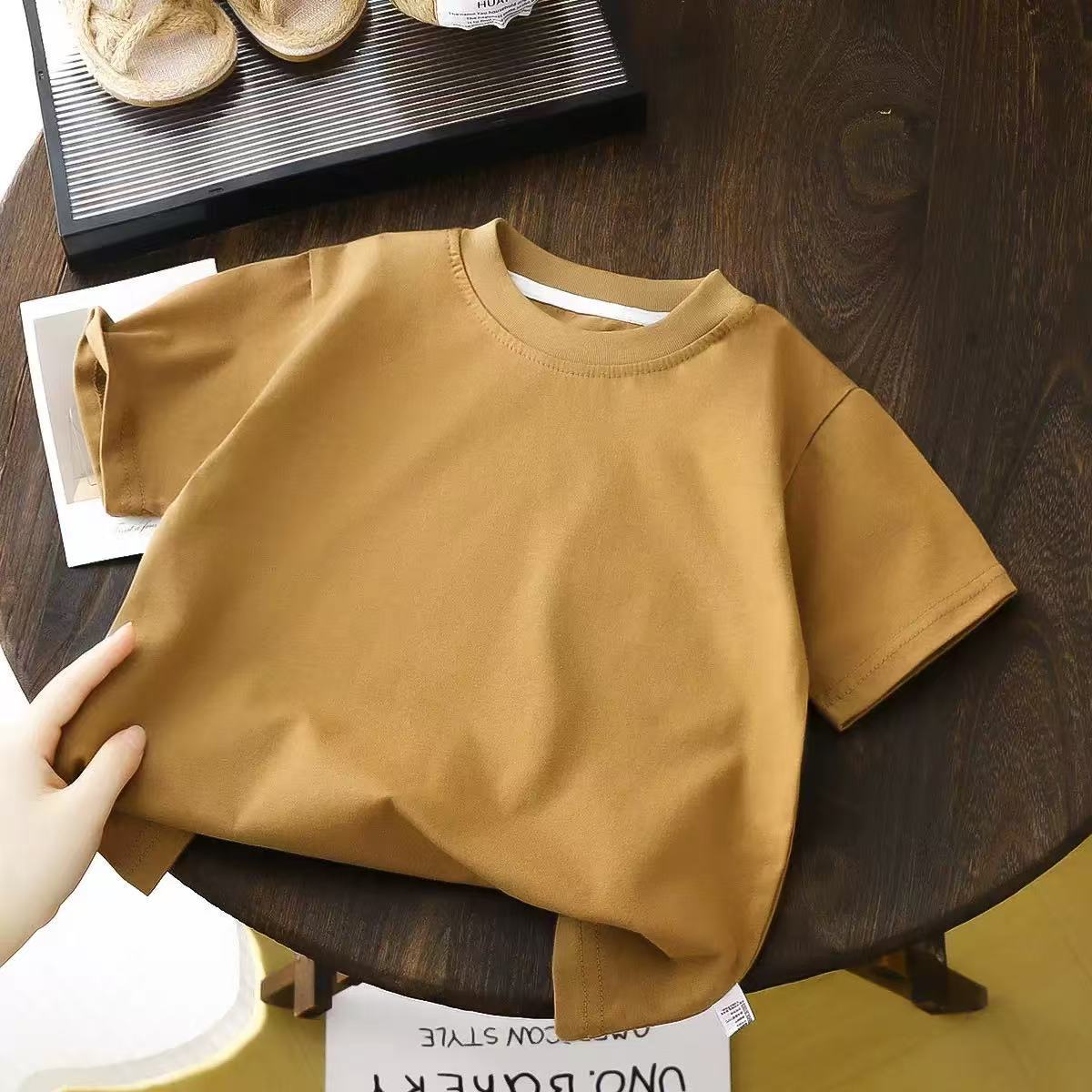 Childrens Pure Cotton Short Sleeve Tshirt