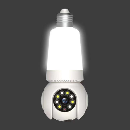 V380 WiFi bulb surveillance camera with night vision