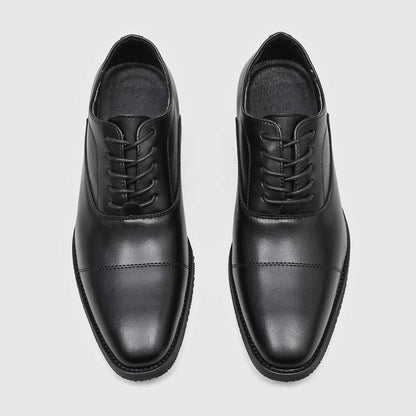 Elevating Casual Platform Leather Shoes