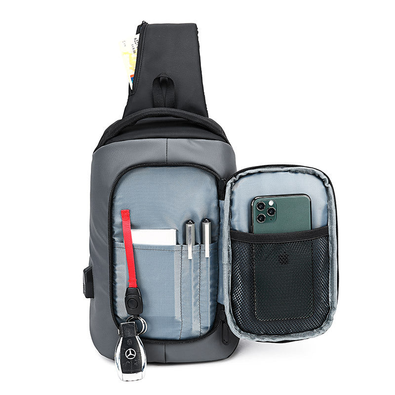 Large Capacity Anti-Theft Crossbody Chest Bag