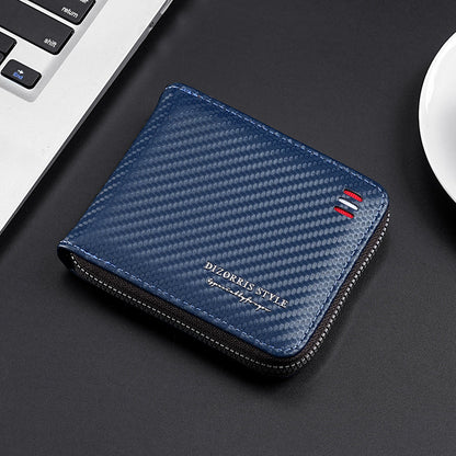 Carbon Fiber Pattern PU Organizer Wallet