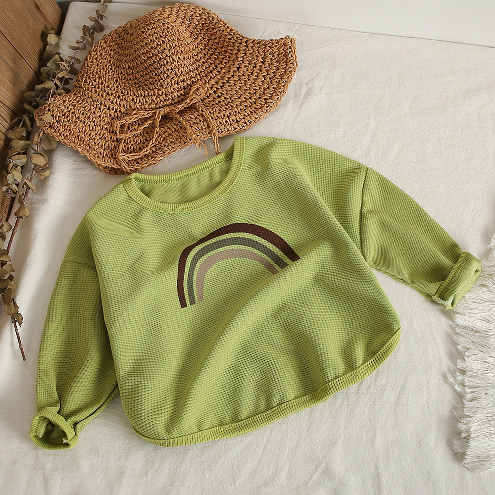 Children Cartoon Print Sweatshirt