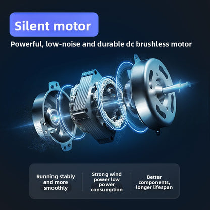 Bladeless Cooling and Heating Tower Fan with Remote Control