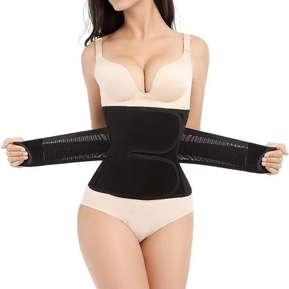 Postpartum Abdominal Belt with Velcro, Lightweight Waist Cincher Body Shaper