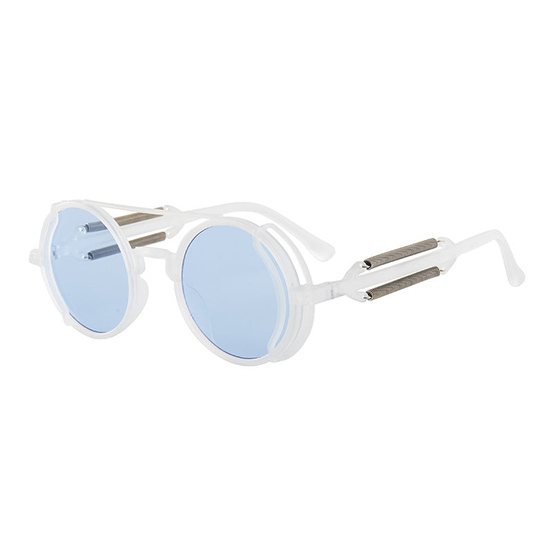 Double-spring-leg glasses