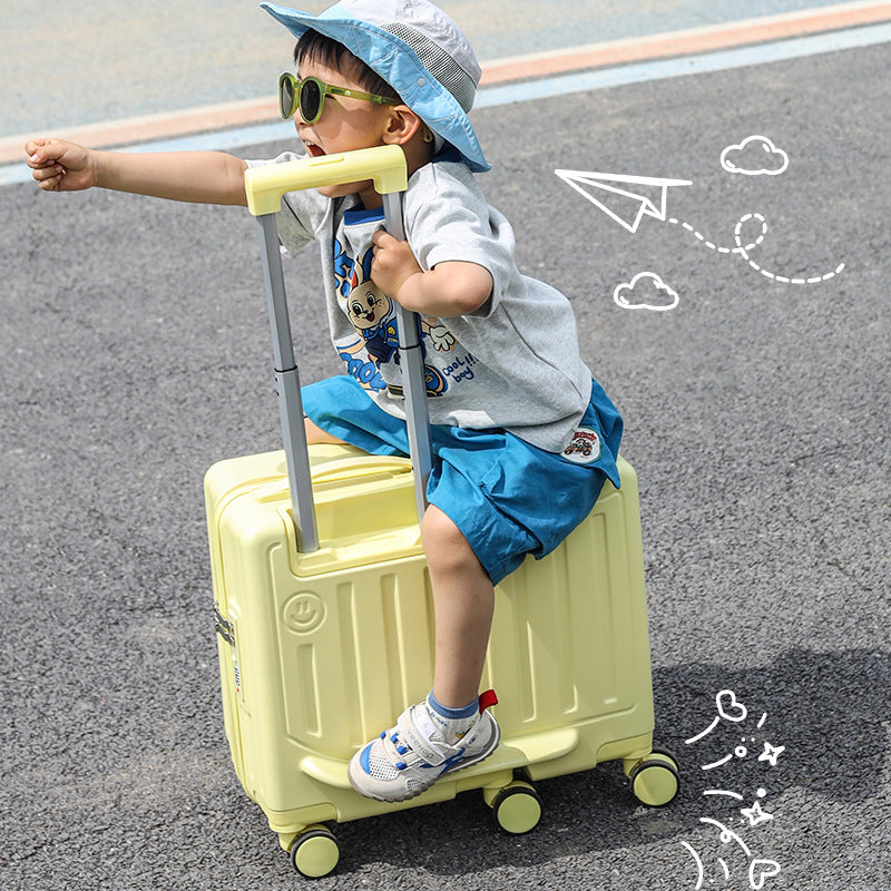 Childrens Ride-On Suitcase with Lock