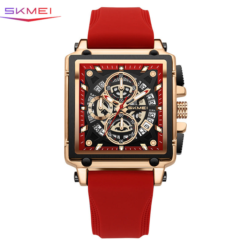 Square Mens Quartz Watch
