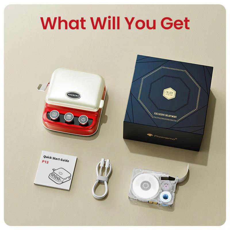 Portable Bluetooth Label Printer