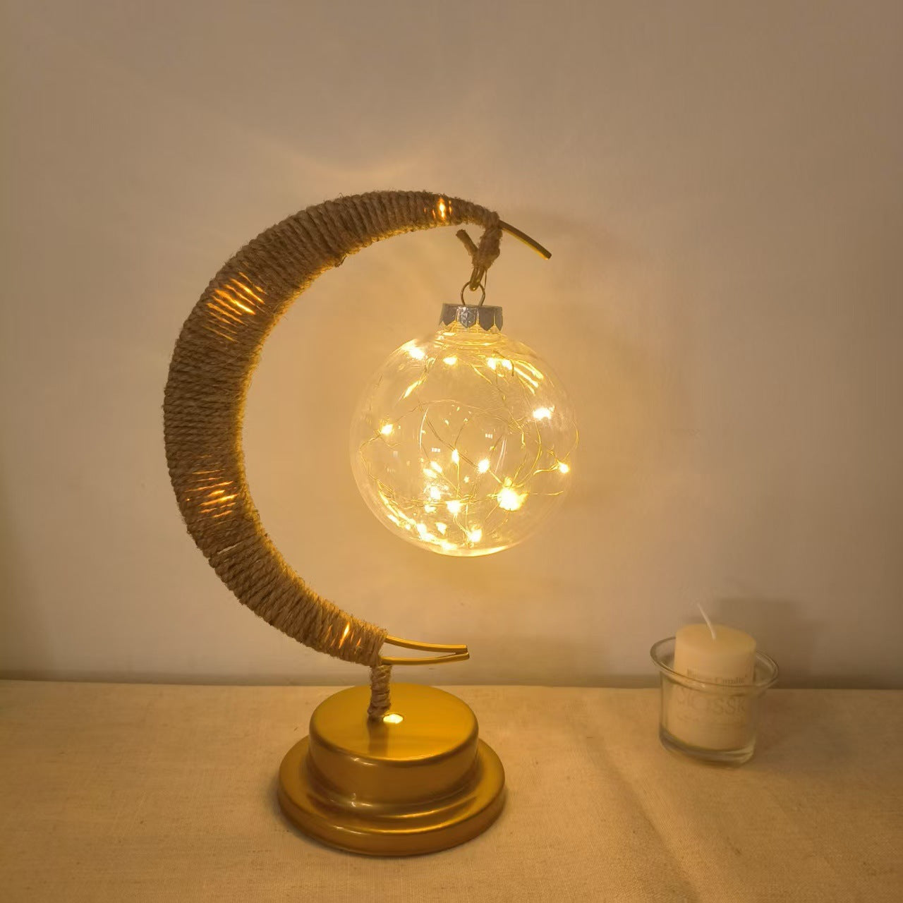 LED Moon Shape Decorative Light String