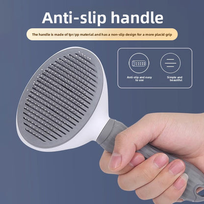 Remove loose hairs with a comb.