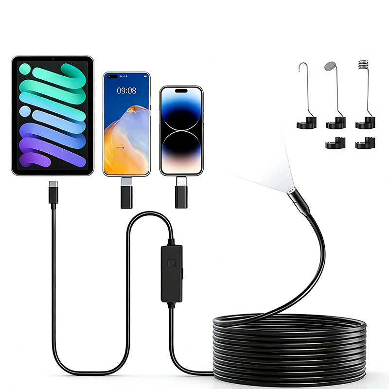 Industrial USB Endoscope Camera for Pipe and Auto Inspection