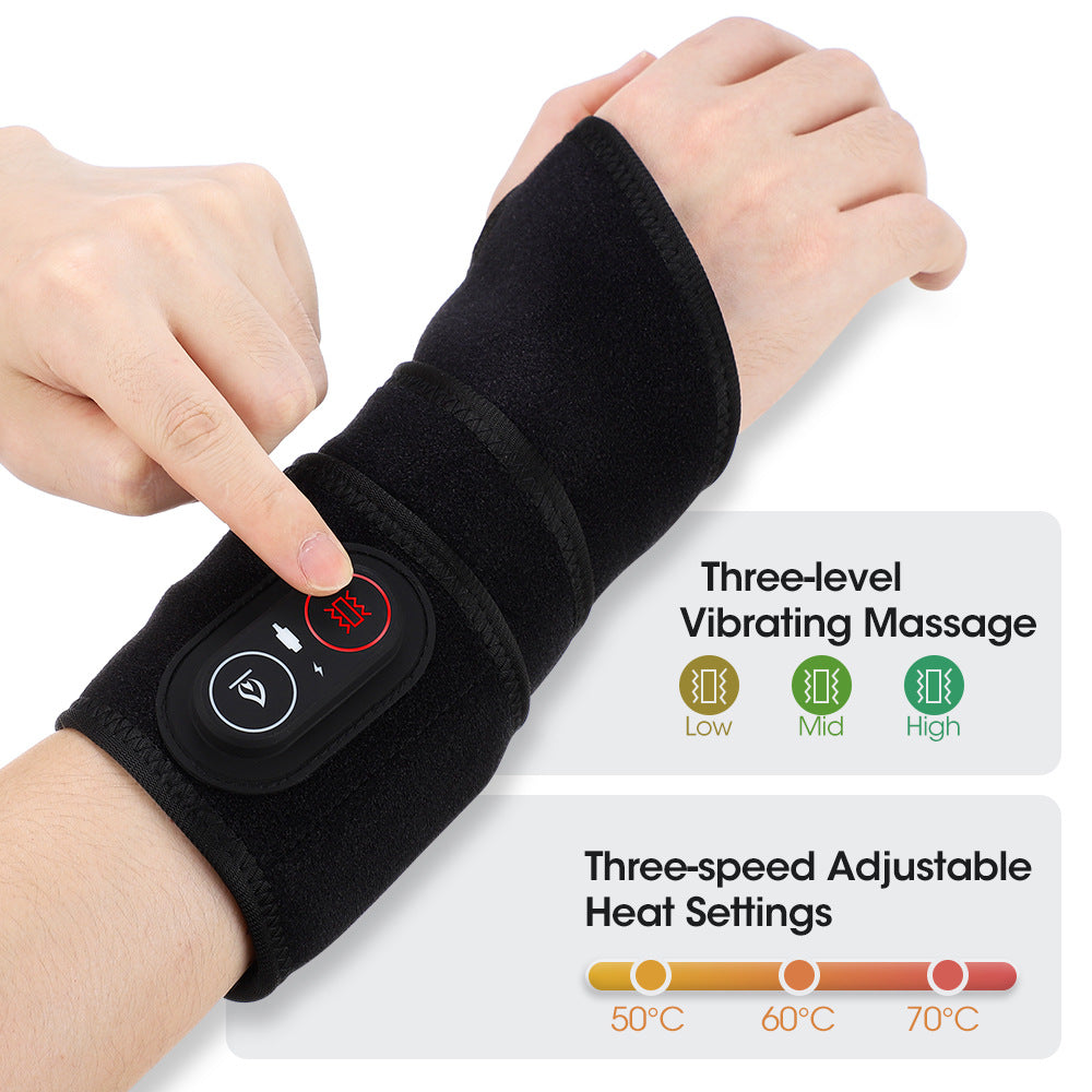 Red light heating massage wrist guard