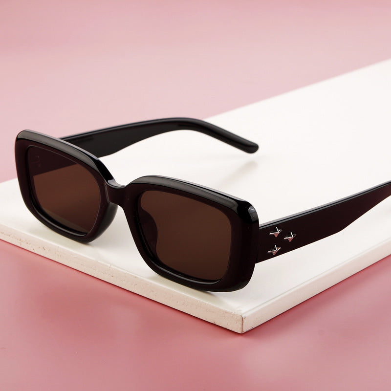 Retro Square Sunglasses UV400 Protection